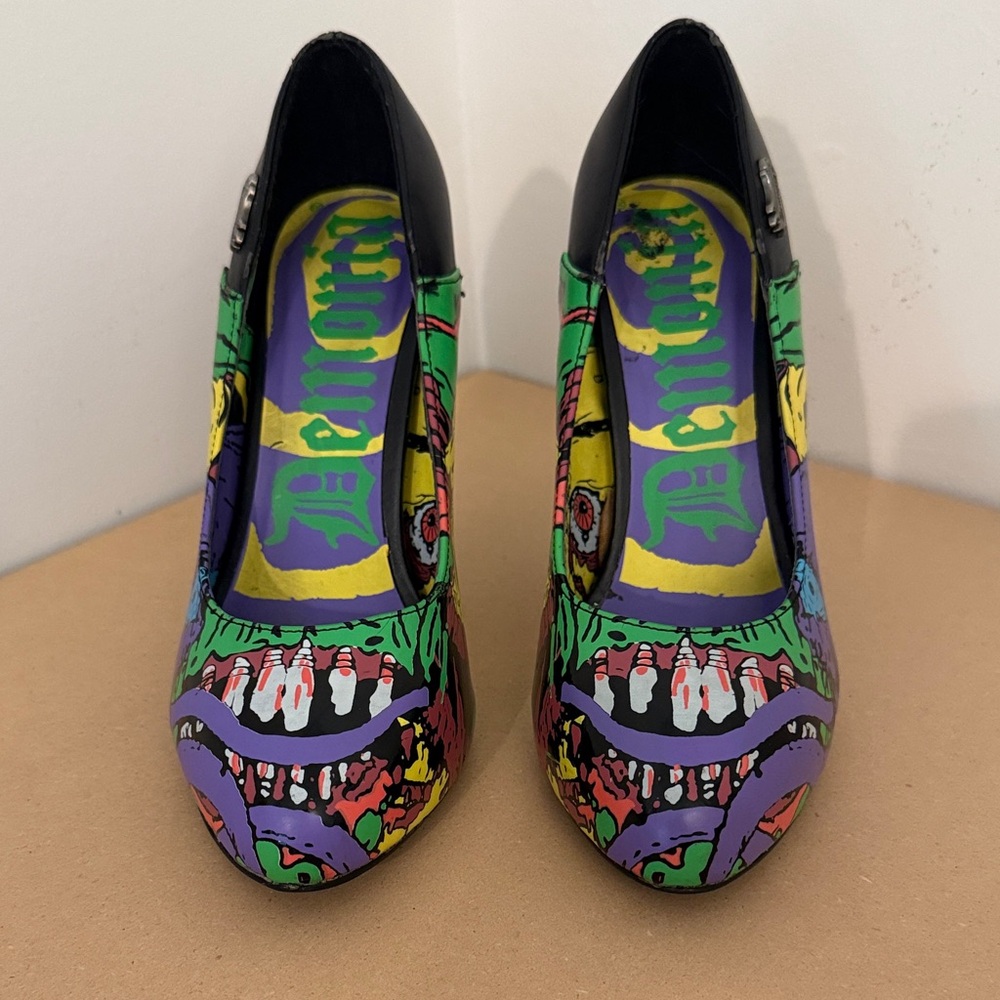 Zombie Punk Eyeball Demonia Pumps